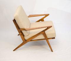 Danish "Z" Lounge Chair, Poul Jensen for Selig