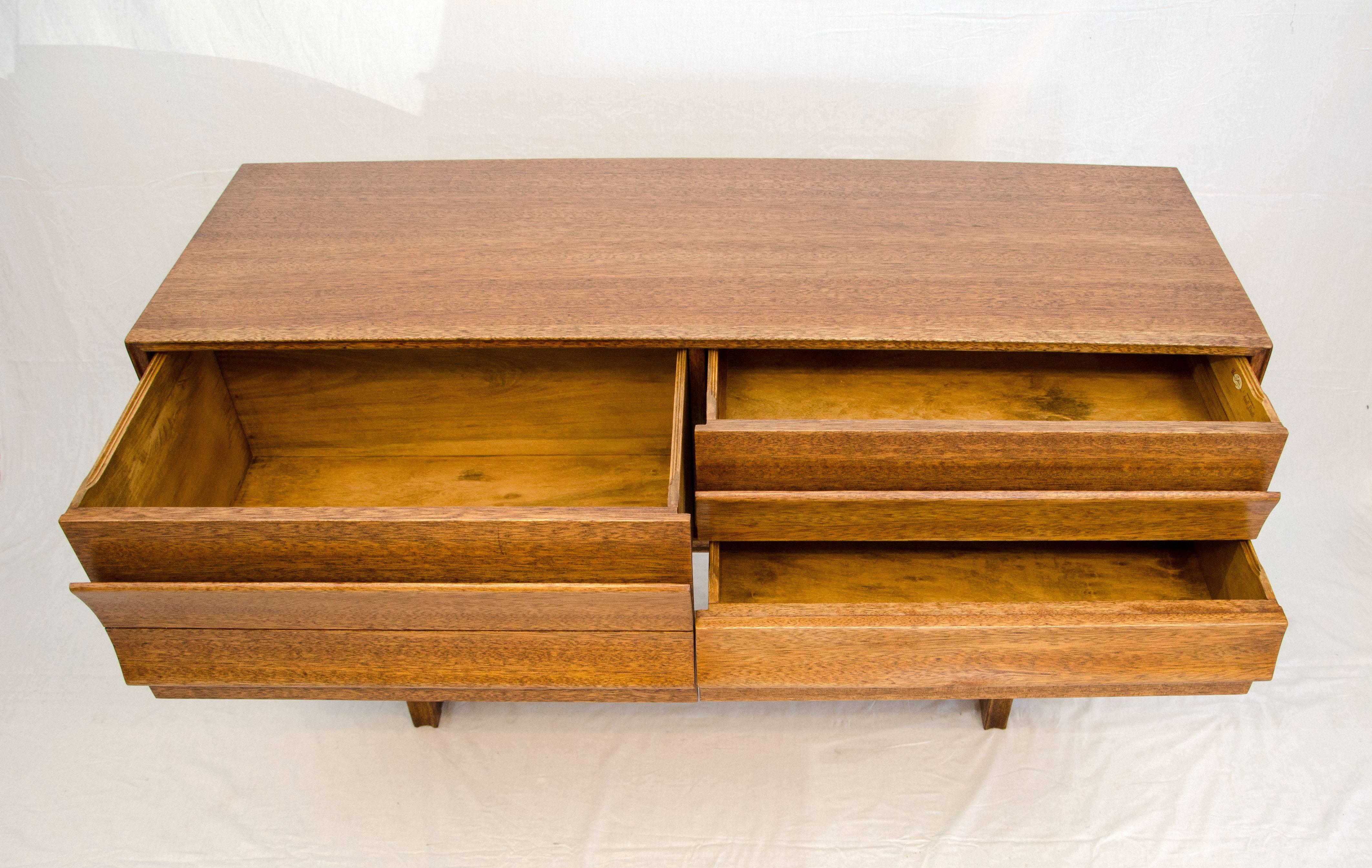 American Console Buffet Table with Drawers. Paul Laszlo for Brown & Saltman of California
