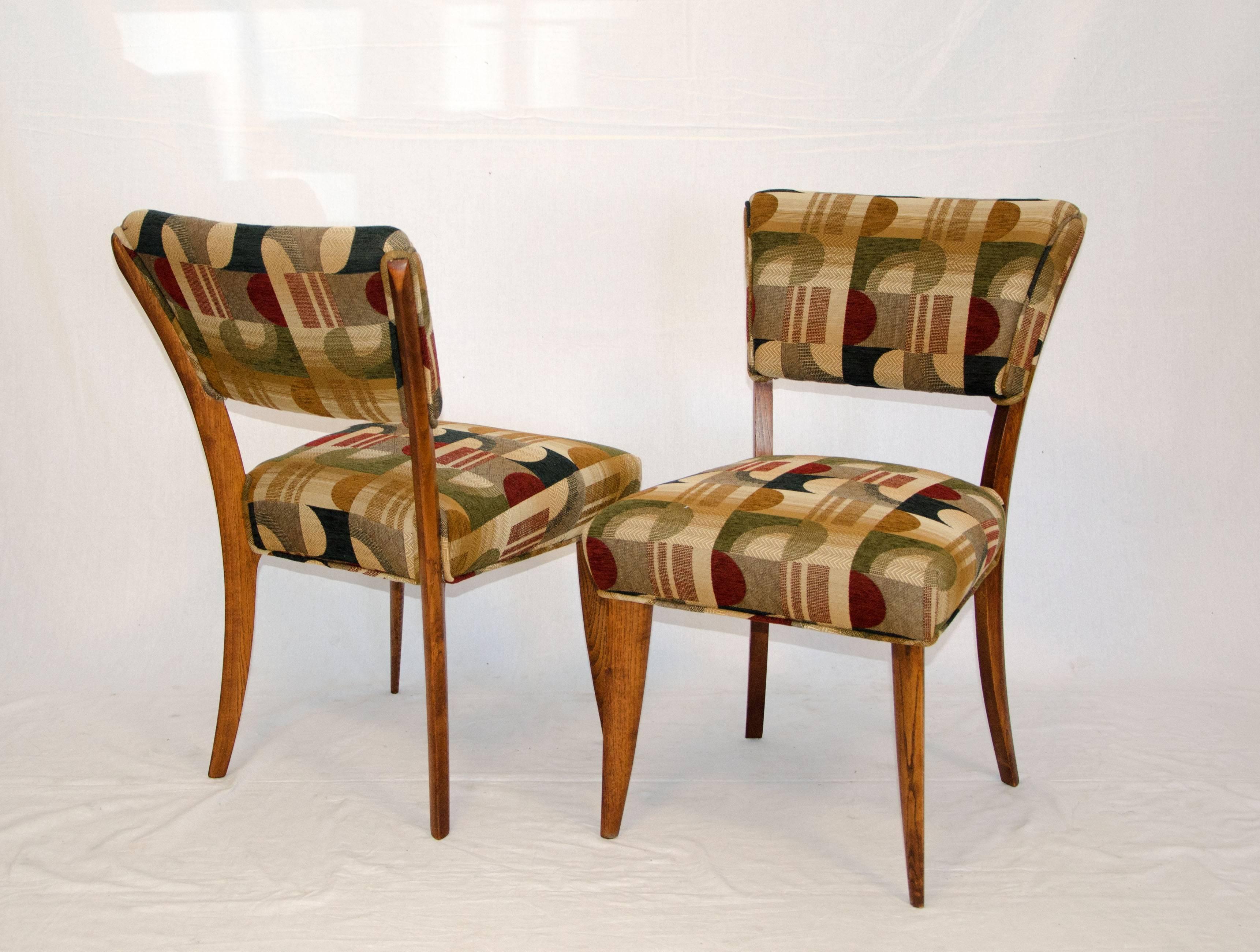 20th Century Mid-Century Set of Eight Dining Chairs by Paul Laszlo for Brown Saltman