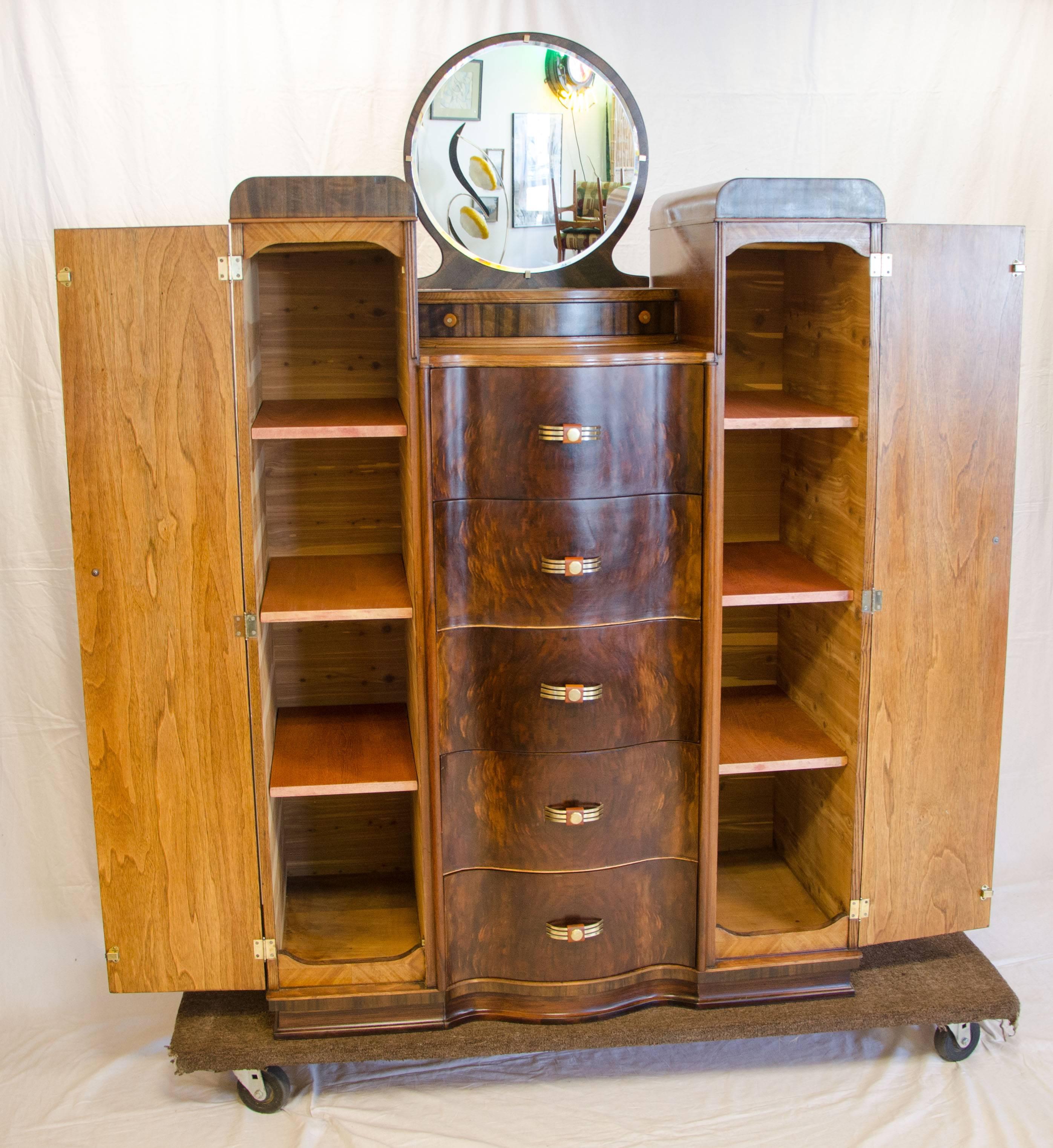 chifferobe dresser with mirror