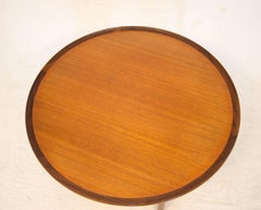 Small Round Danish Teak Coffee or End Table