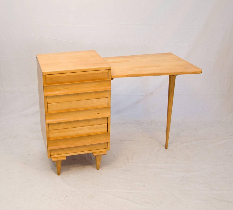 Modular Bed Room Group Dressers Vanity Desk And Mirror Five Pieces At 1stdibs