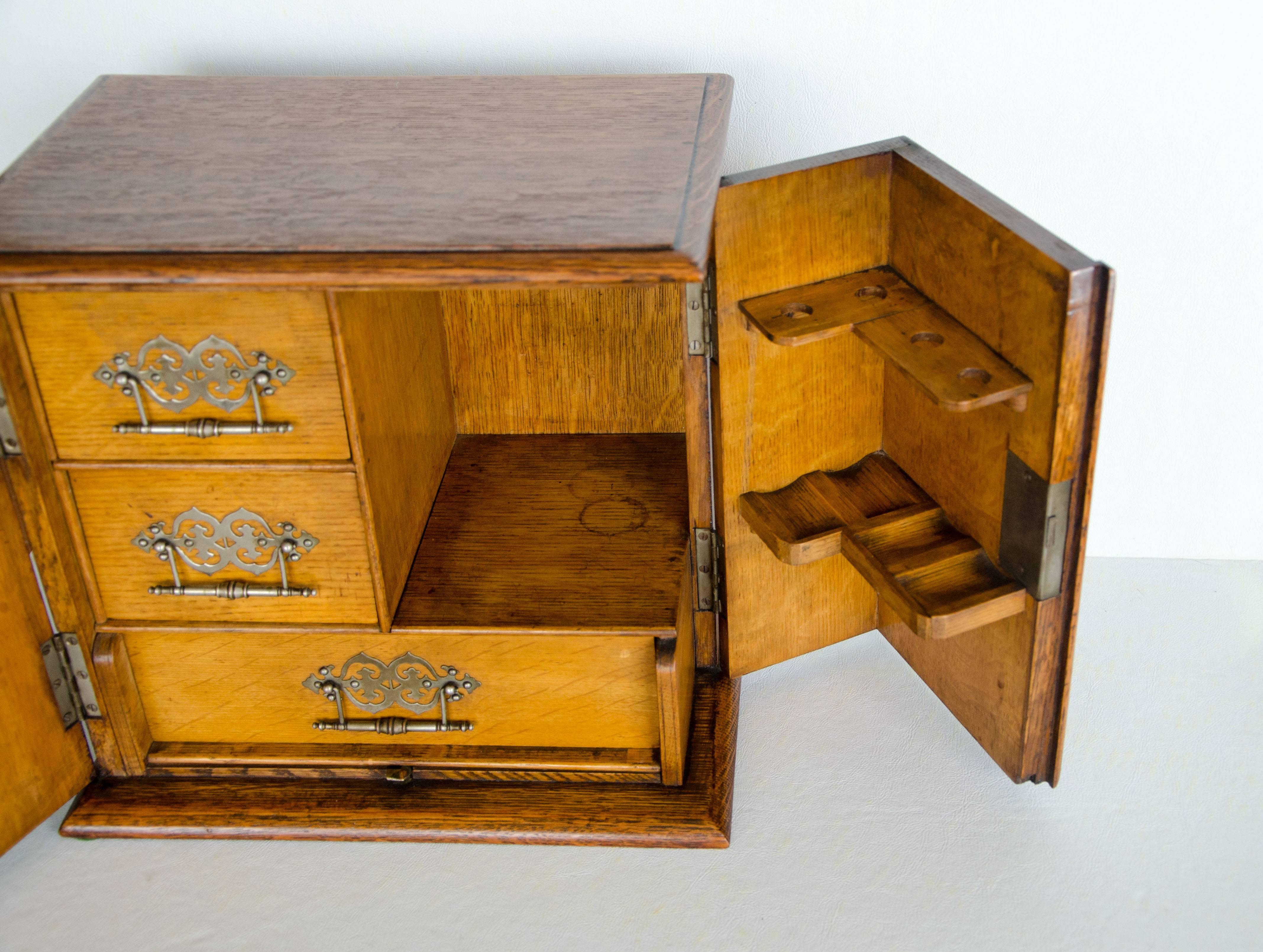 antique tobacco cabinet