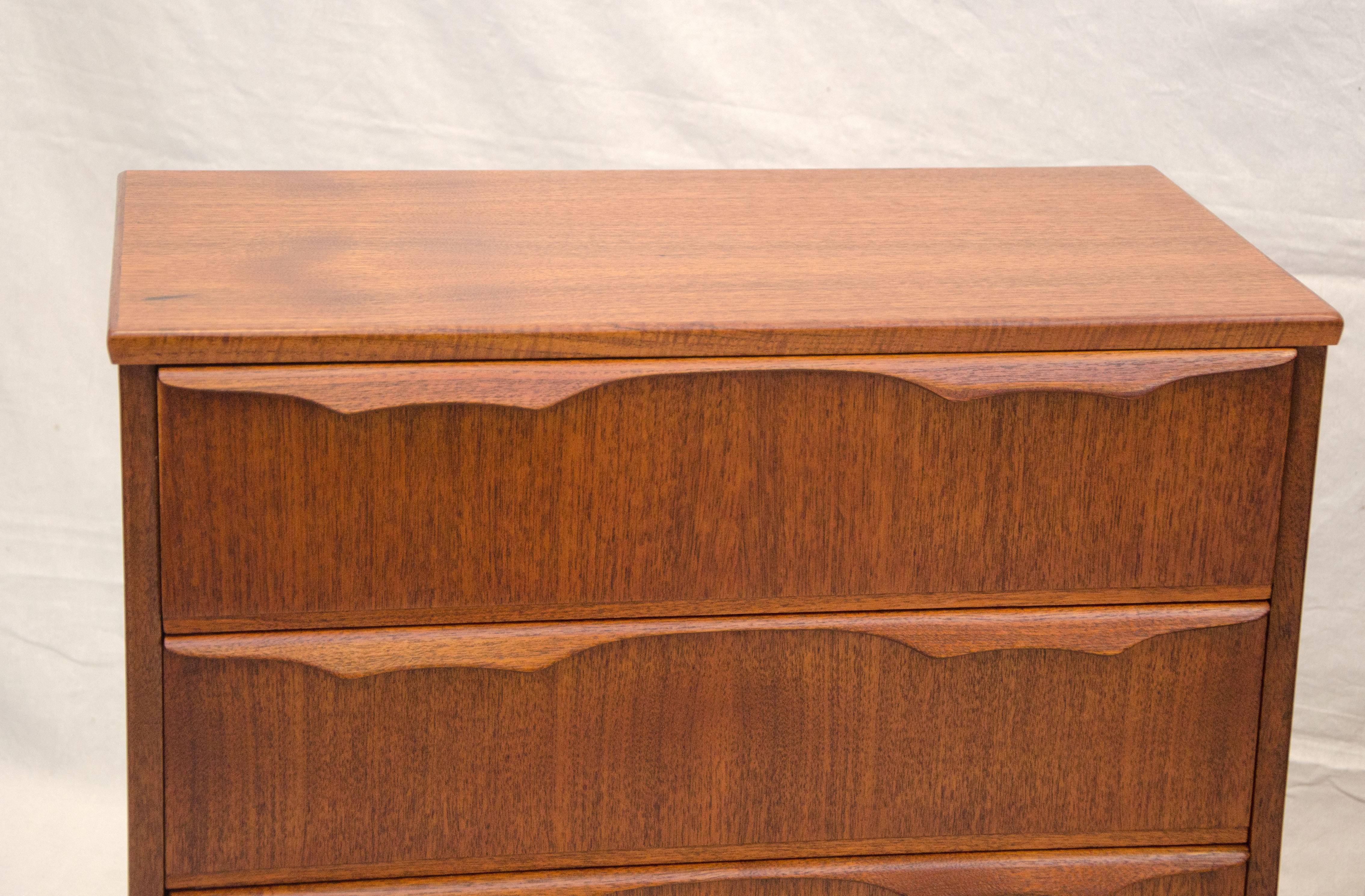 Pair of Danish Teak Night Stands In Good Condition In Crockett, CA