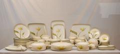 Collection of California Dinnerware, Winfield "Bird of Paradise" Dinner Service