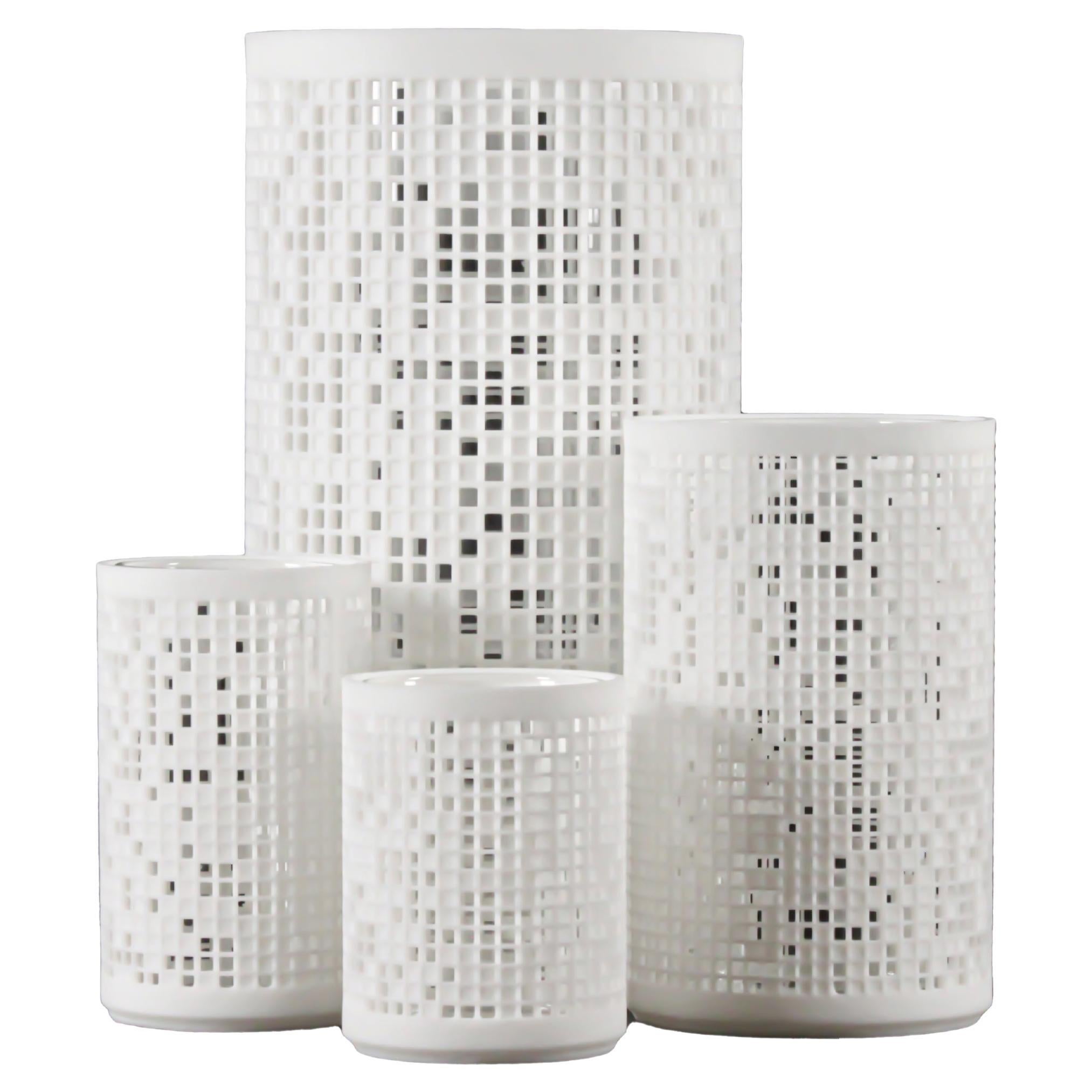 Vase moderne SPACE en plastique biologique, Allemagne