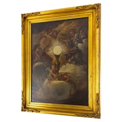 Baroque Jesus Painting By Giovanni Battista Gaulli, 17th Century