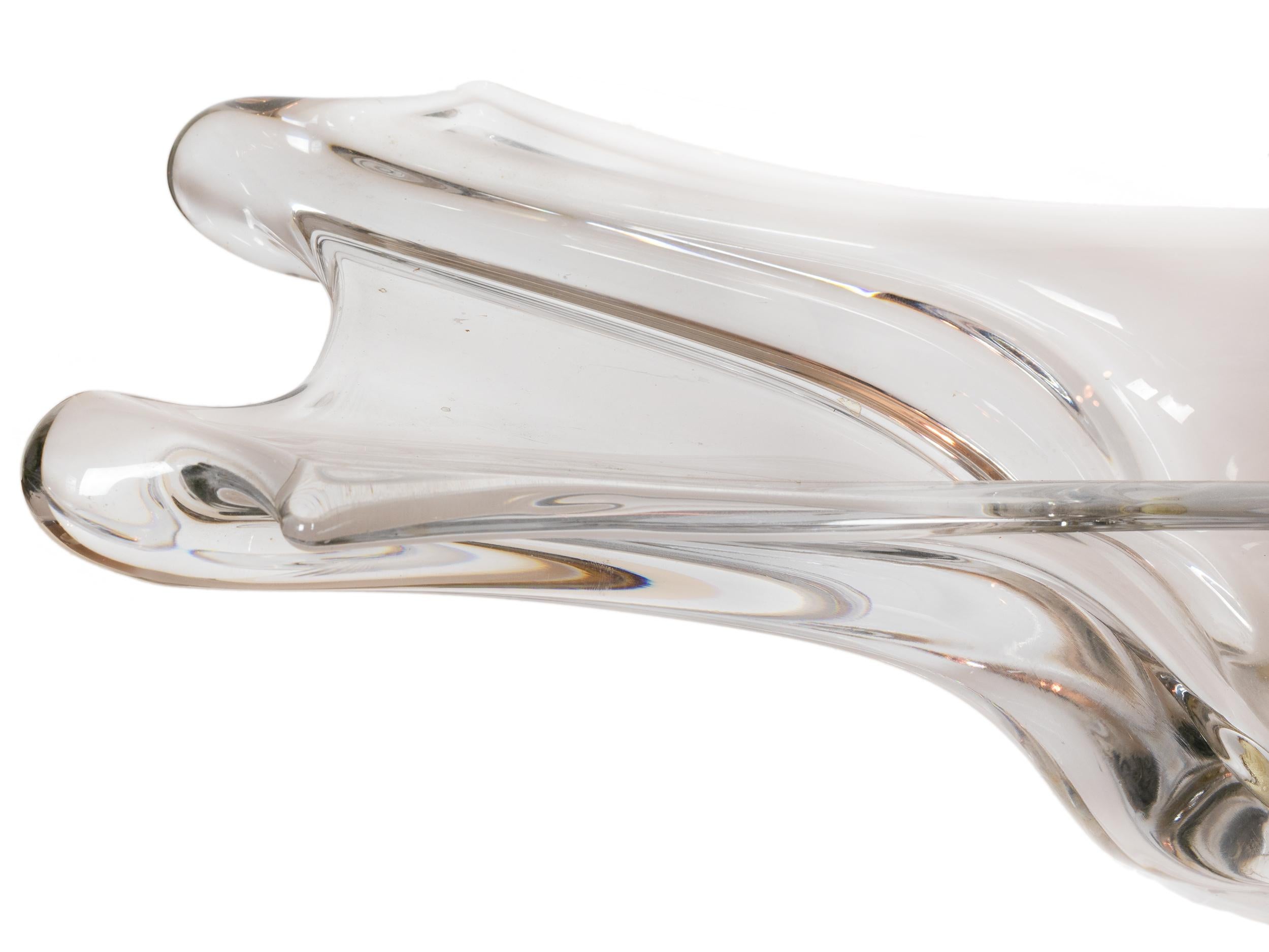 Centre de table en cristal Art déco, 20e siècle en vente 1