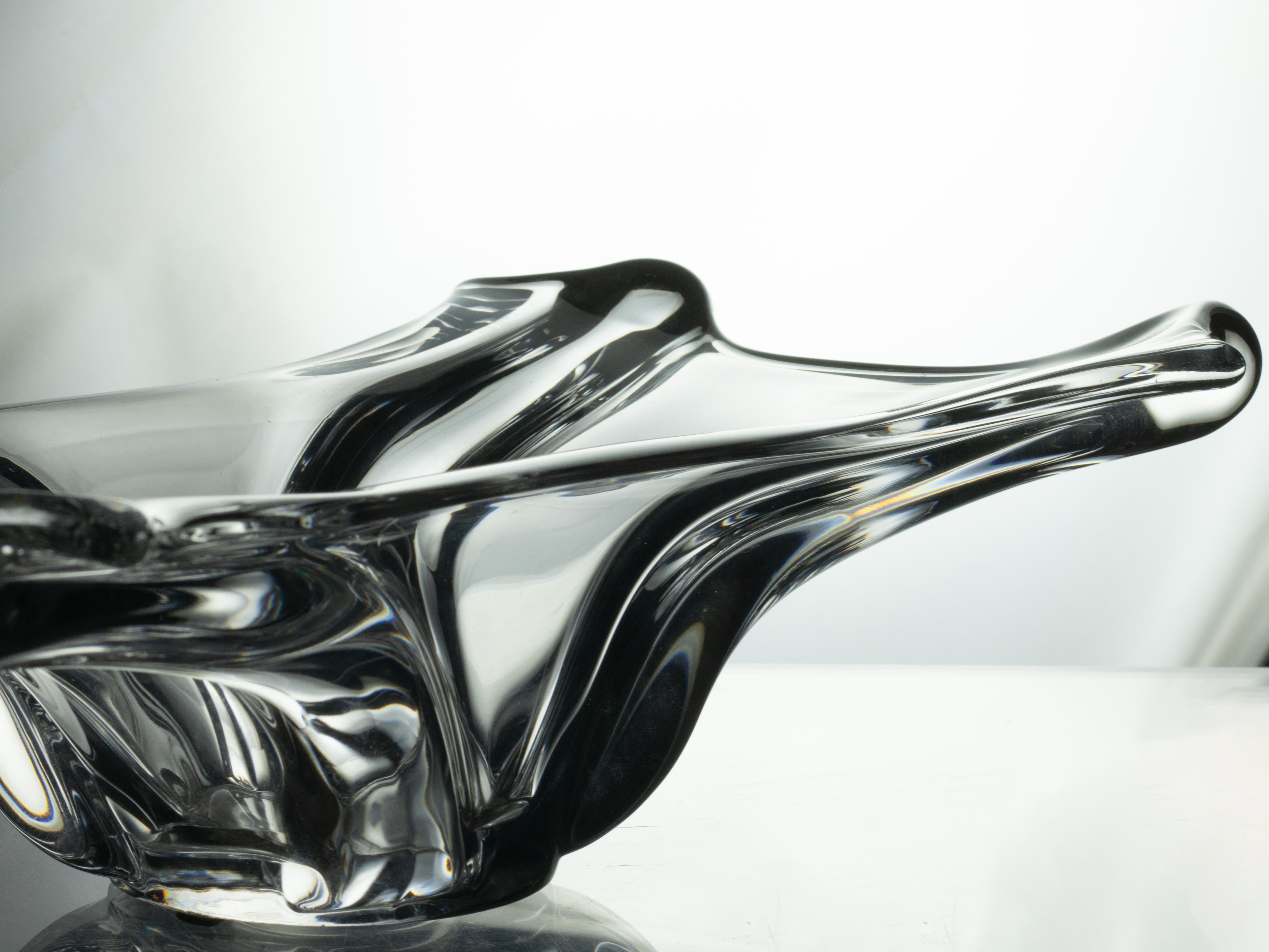 20ième siècle Centre de table en cristal Art déco, 20e siècle en vente