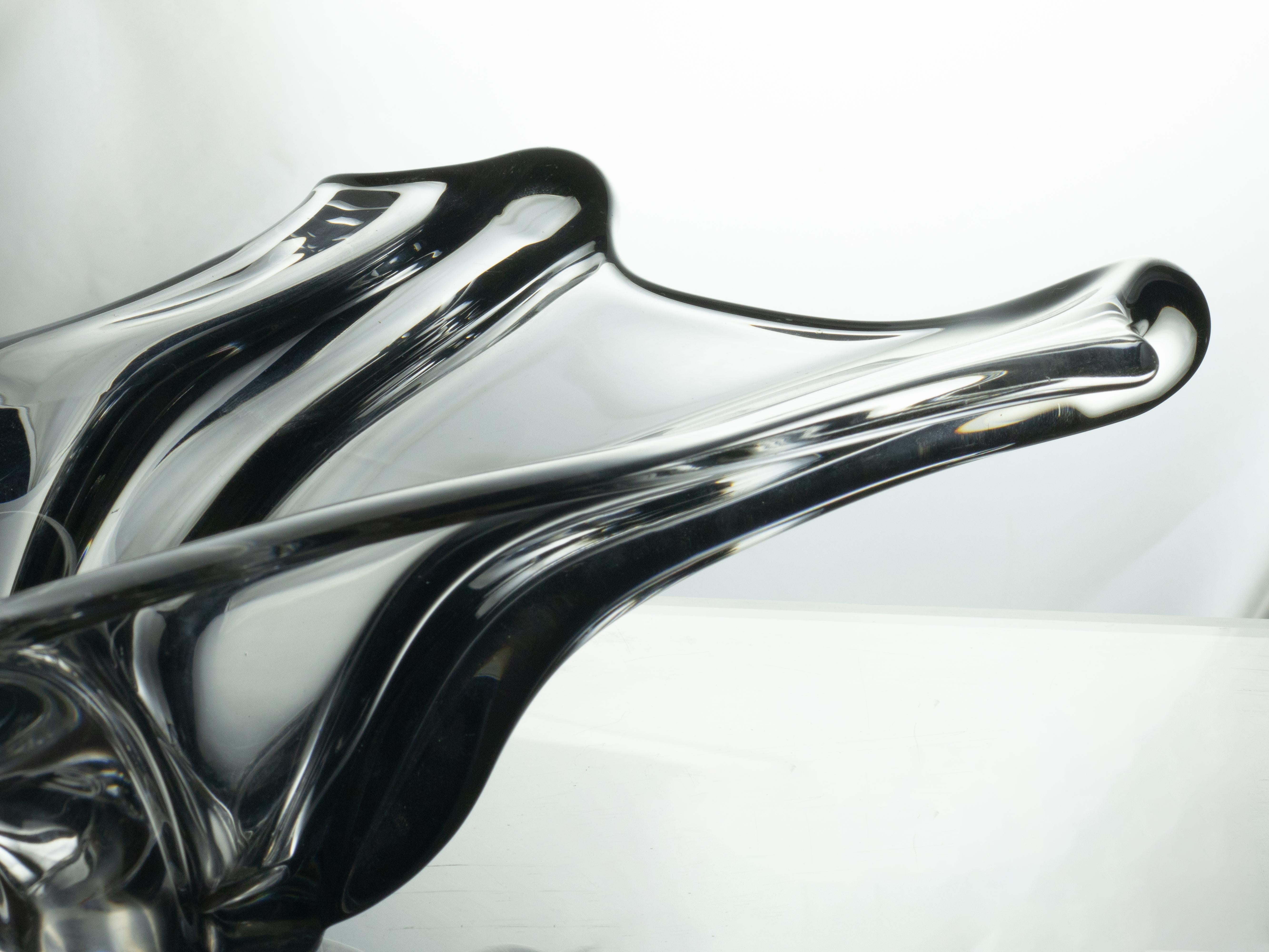 Centre de table en cristal Art déco, 20e siècle Bon état - En vente à Lisbon, PT