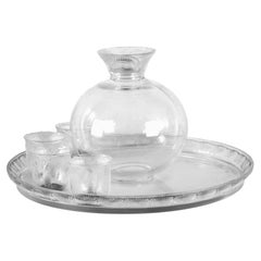 René Lalique Coquelicot Getränkeglasservice, 1930er Jahre