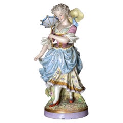 Alpinien Margaine Limoges Porcelain Figurine, 19th Century