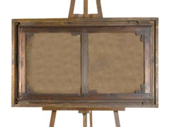 Art Nouveau Oil Painting, Church Study, 20th Century, Edouard Bauhain