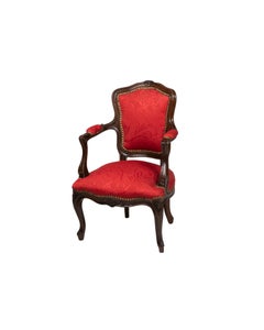 Early 20th Century French Louis XVI Style Child’s Walnut Armchair