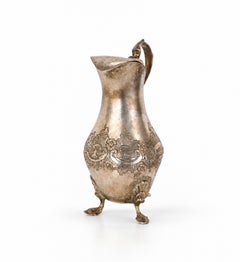 Antique Silver Milk Jug with Two Old Man’s Head Hallmarks