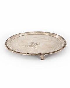 Early 19th Century Silver Salver, Baroque Style