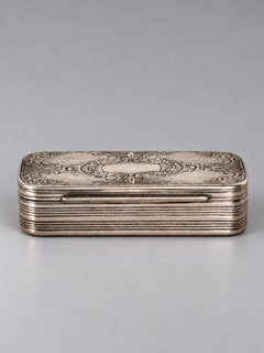 Belle Époque Silver Snuff Box, Early 20th Century
