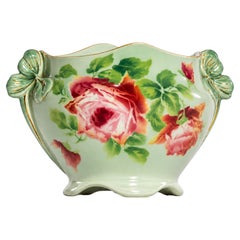 French Art Nouveau Limoges Porcelain Jardinière by Gout Deville, circa 1900