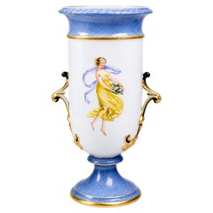 Jean Nast Napoleon III Porcelain Vase, 19th Century