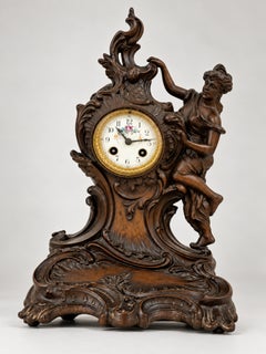 Orologio da tavolo con camino Napoleone III, XIX secolo