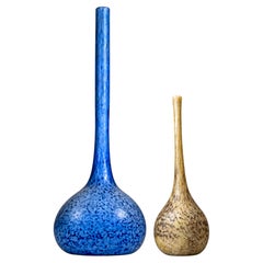 Pair Of Art Deco Glass Vases By André Delatte, 1925-1935