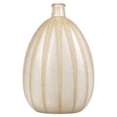 Vase en verre « Mimosa » de René Lalique, verre soufflé, Art déco, France, 1921