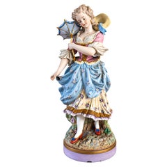 Alpinien Margaine Limoges Porzellanfigur, 19. Jahrhundert