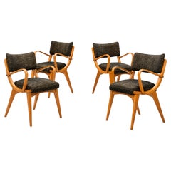 Satz von vier Mid Century Sesseln, 1952 - 1960, Dänemark