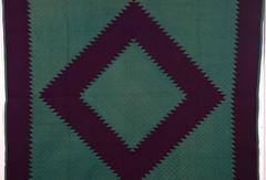 Mennonite Sawtooth Diamond Quilt