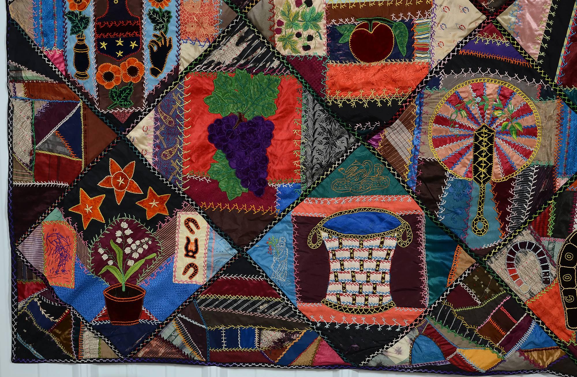 images of crazy quilts