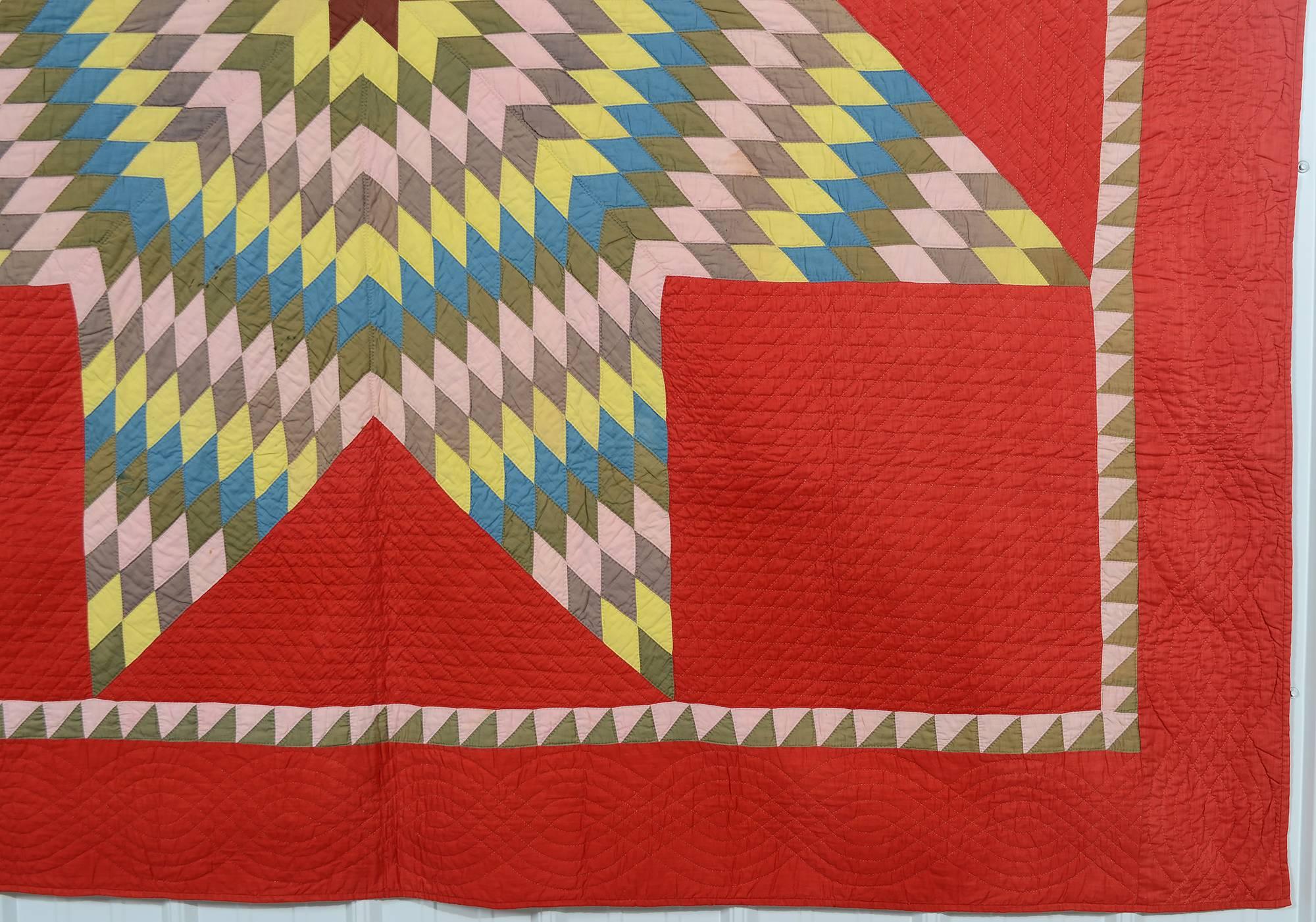 Patchwork Lone Star Quilt