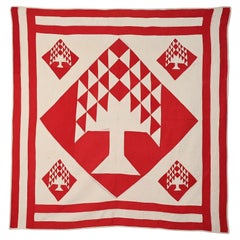 Red Tree Quilt