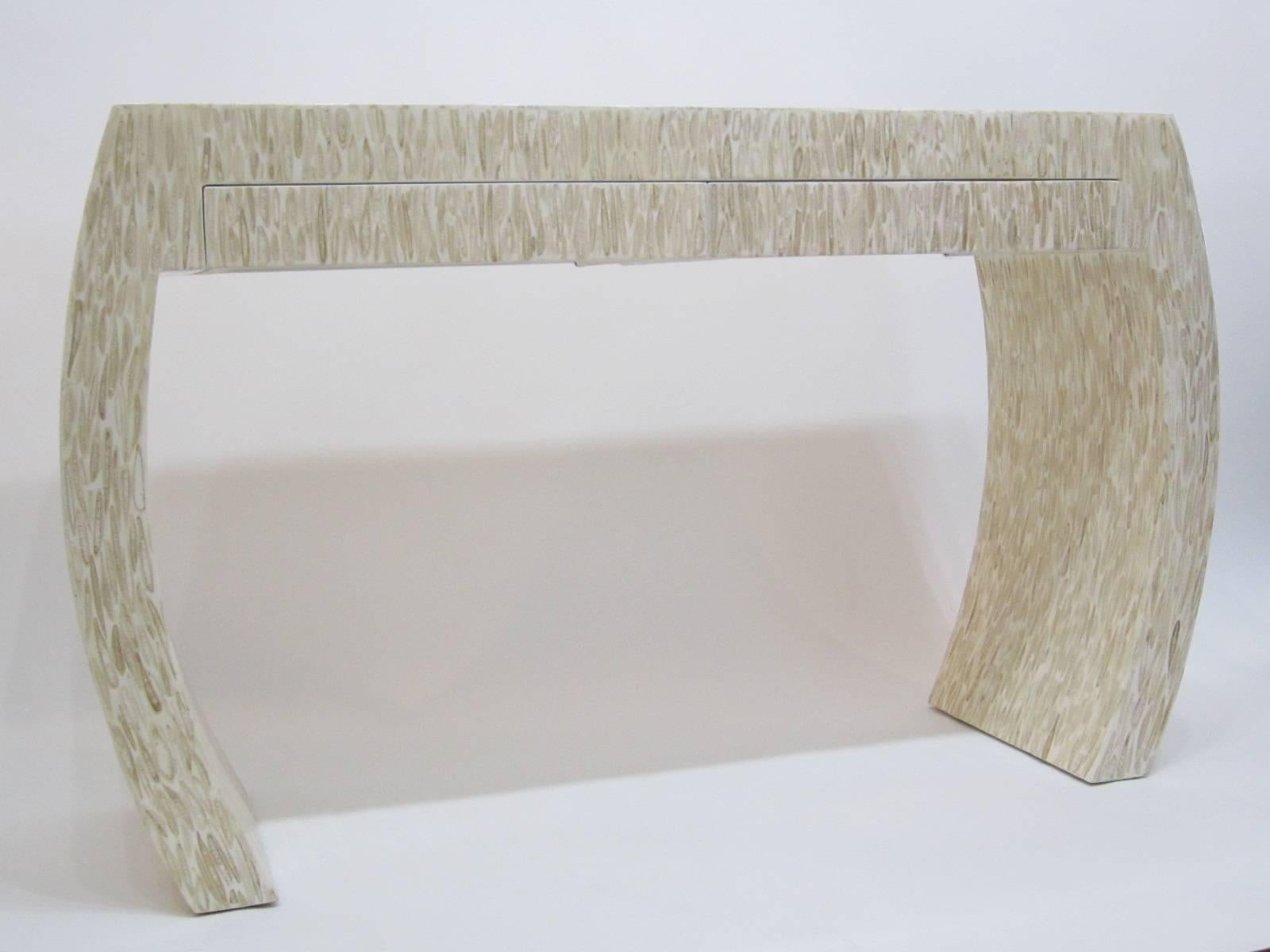 Colombian Enrique Garcel Sliced Antler Console Table