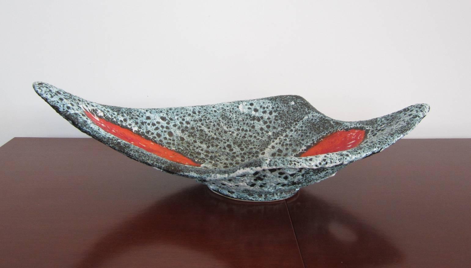 Vallauris Textured Ceramic Bowl For Sale 1