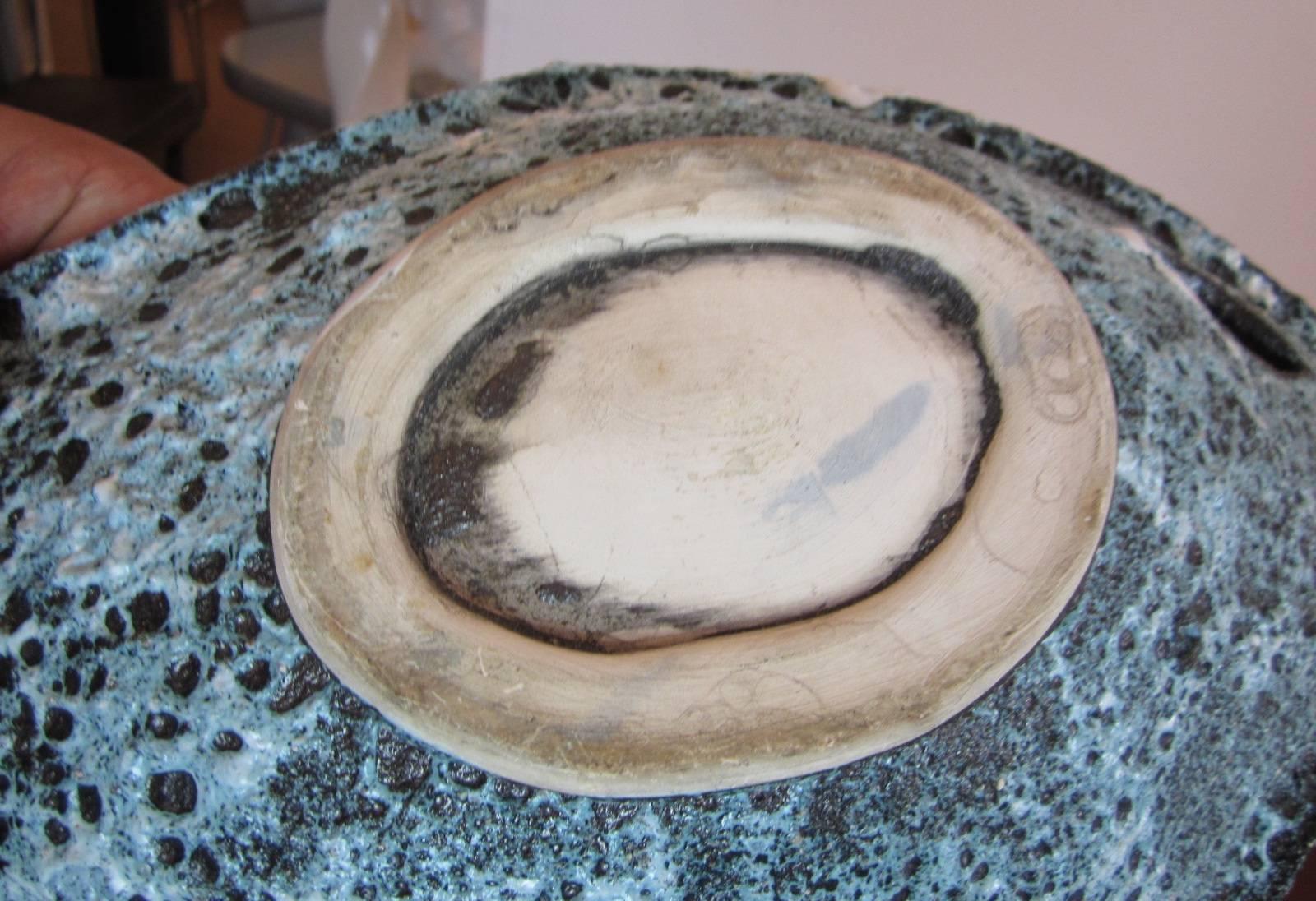 Vallauris Textured Ceramic Bowl For Sale 3