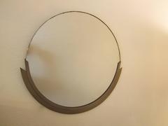 French Art Deco Bronze Frame Mirror, 1930s