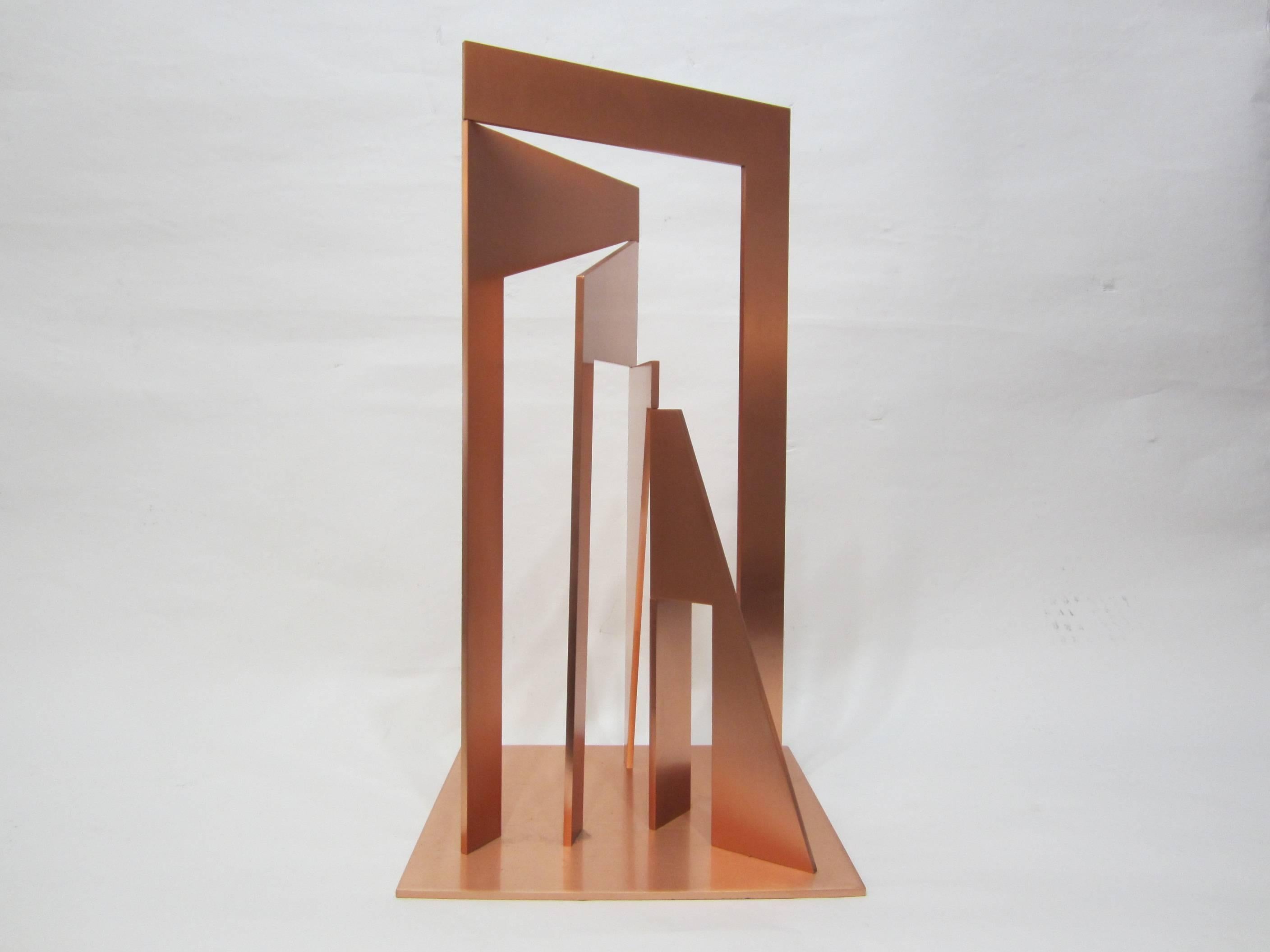 Industrial Christopher Georgesco Copper Sculpture Titled 