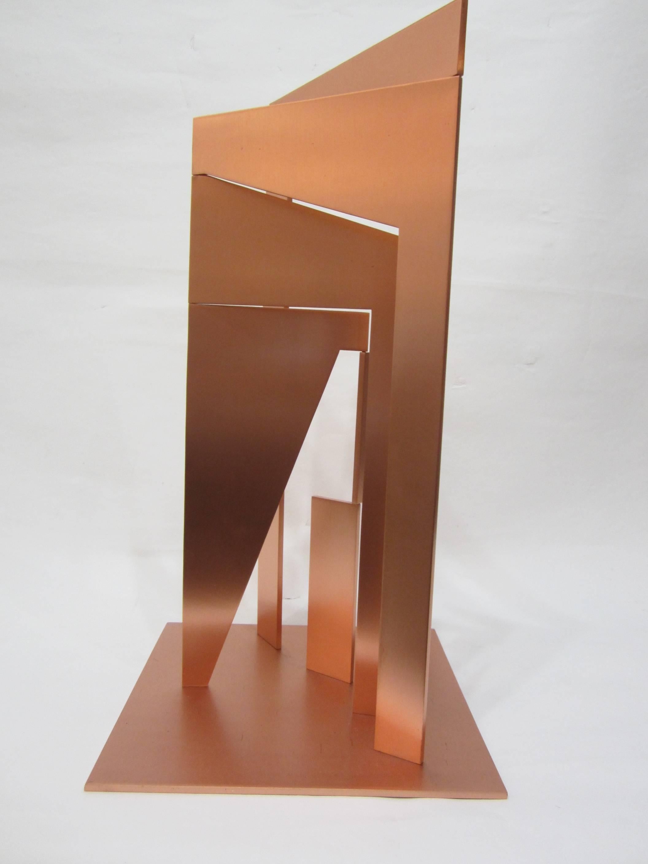 American Christopher Georgesco Copper Sculpture Titled 