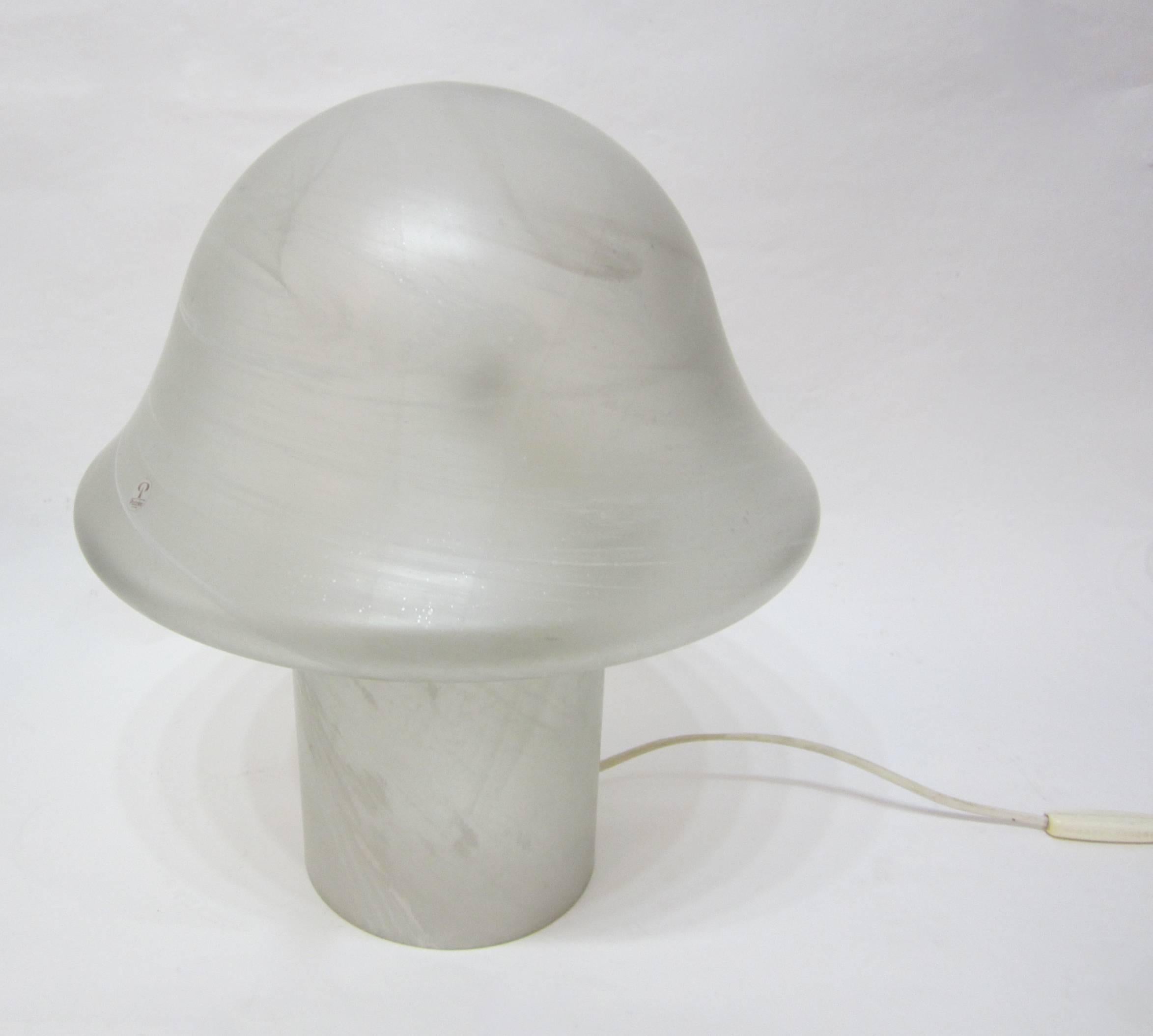 Mid-Century Modern Solid Glass Lamp by Peill and Putzler, Germany, 1960s For Sale