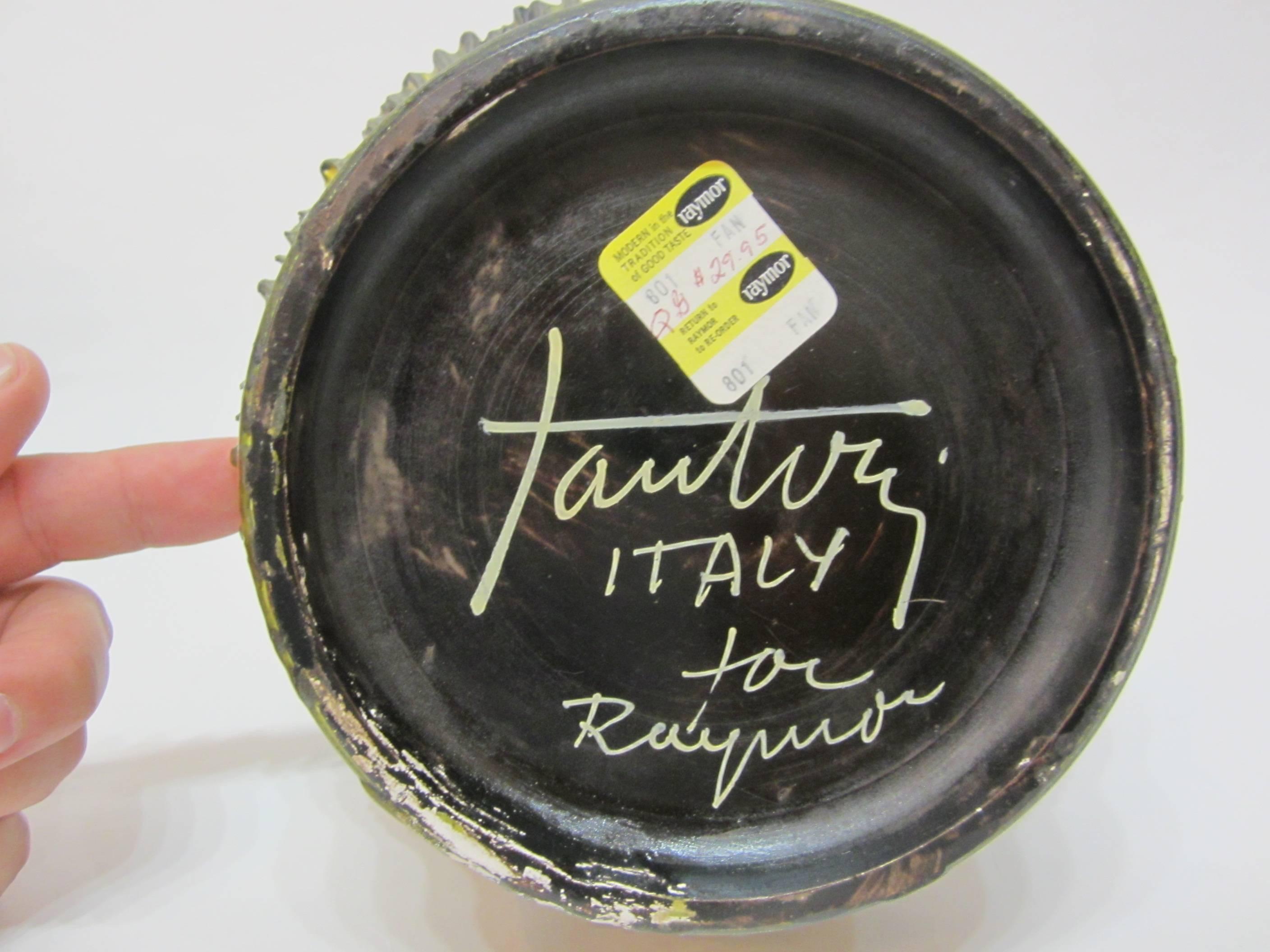 Mid-20th Century Marcello Fantoni Pottery Vase for Raymor, Italy, 1950s For Sale