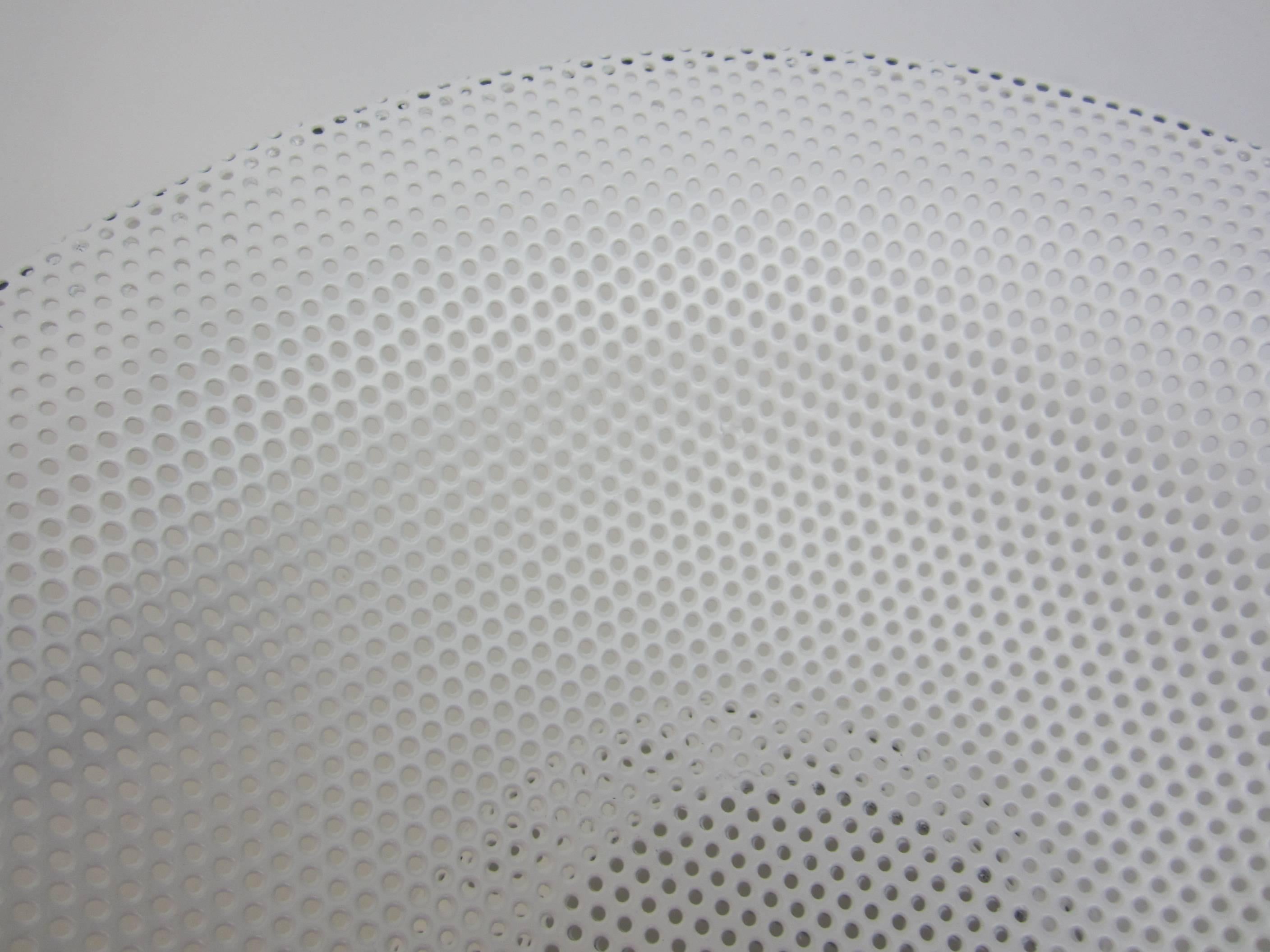 Mathieu Mategot Perforated Metal Pedestal Bowl, France, 1950s 1