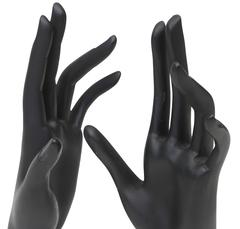 Pair of Cast Resin Mannequin Hands Sculpture