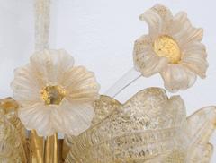 Barvoier et Toso Murano Rugiada Glass Wall Sconce