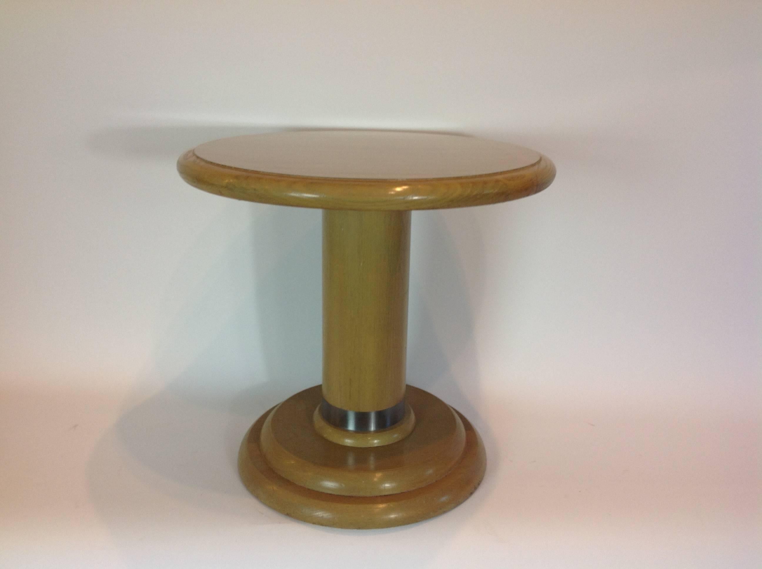 Art Deco Inspired Side Table For Sale 1