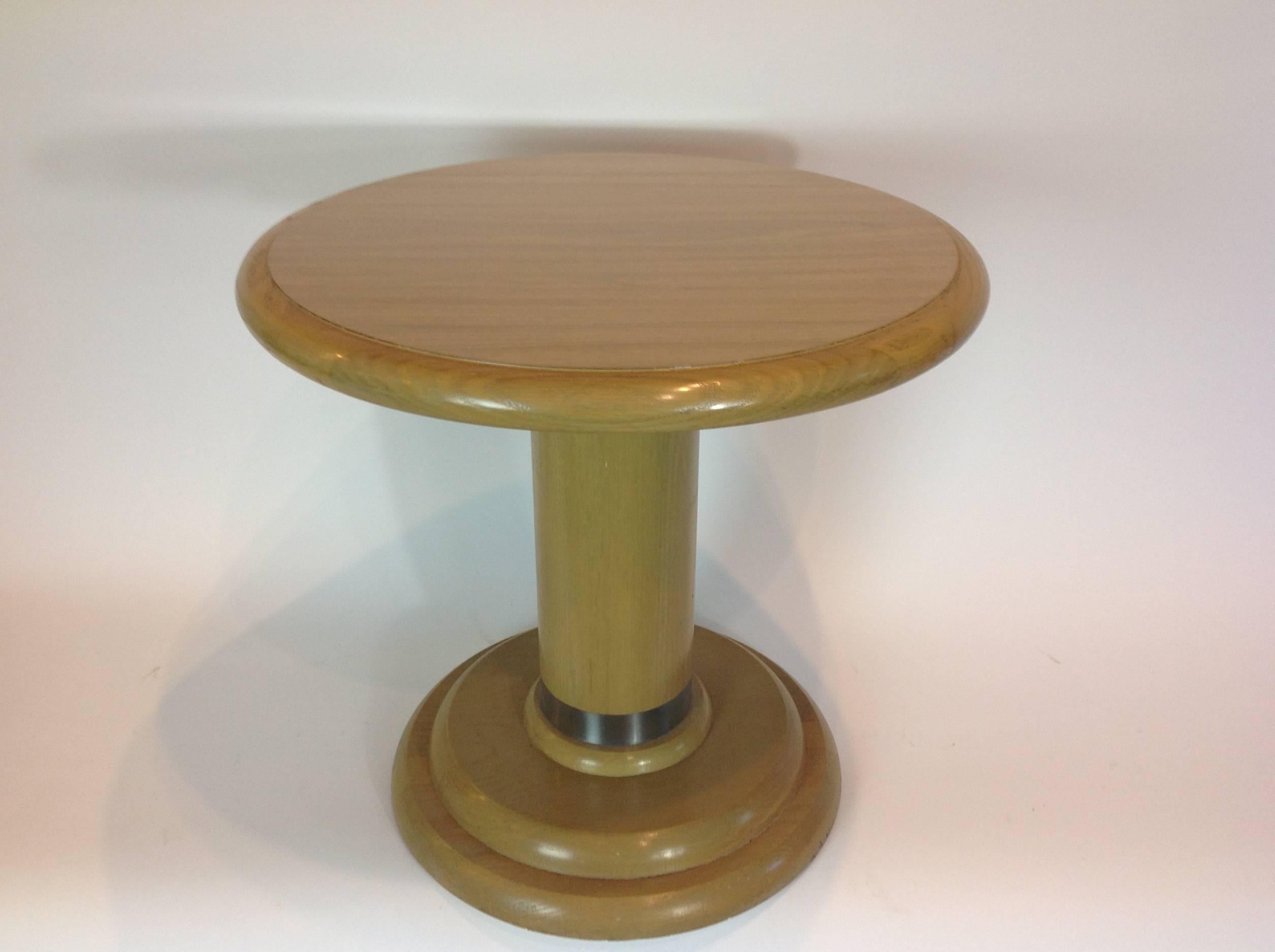 Art Deco Inspired Side Table For Sale 3