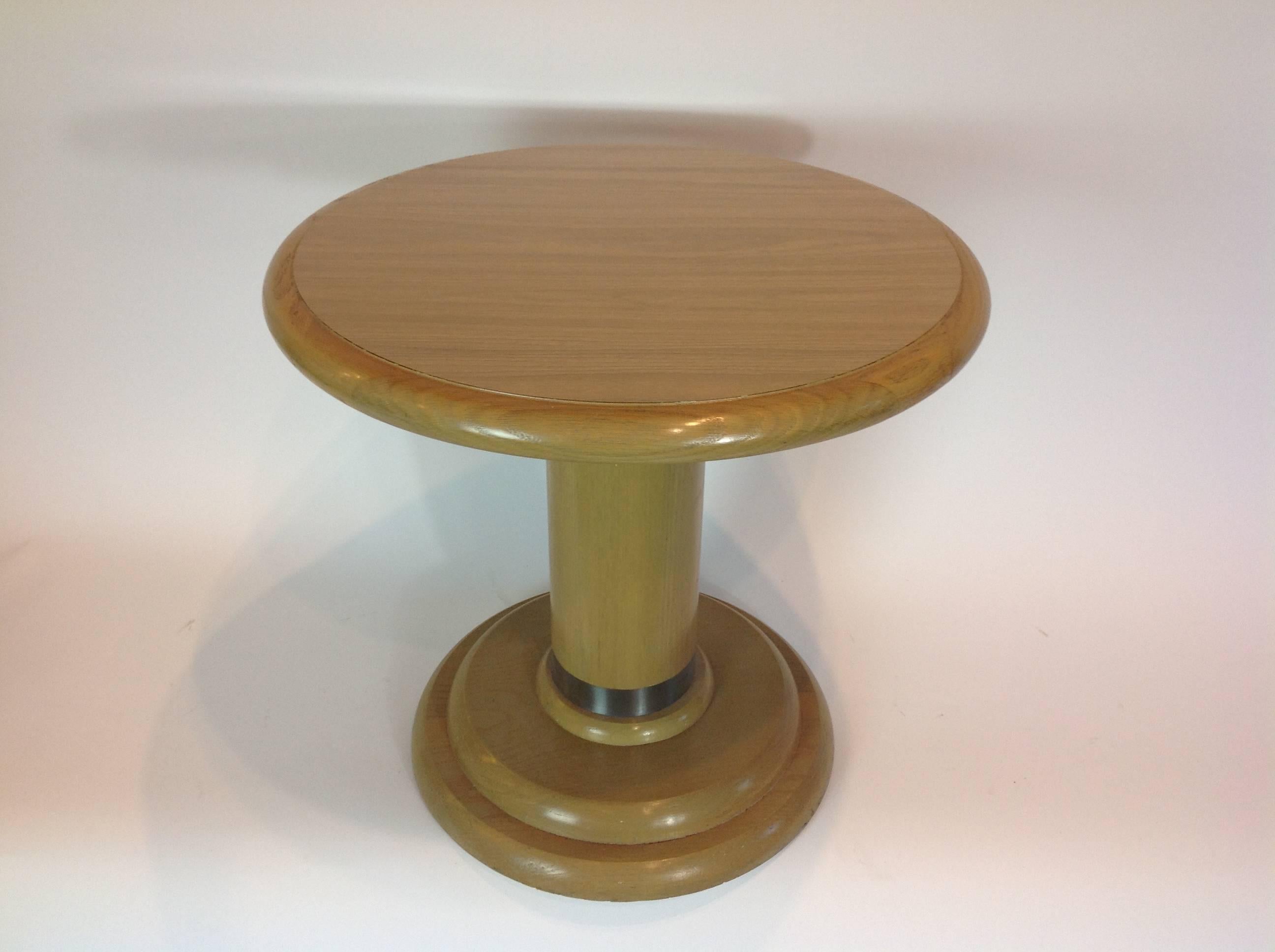 Art Deco Inspired Side Table For Sale 4