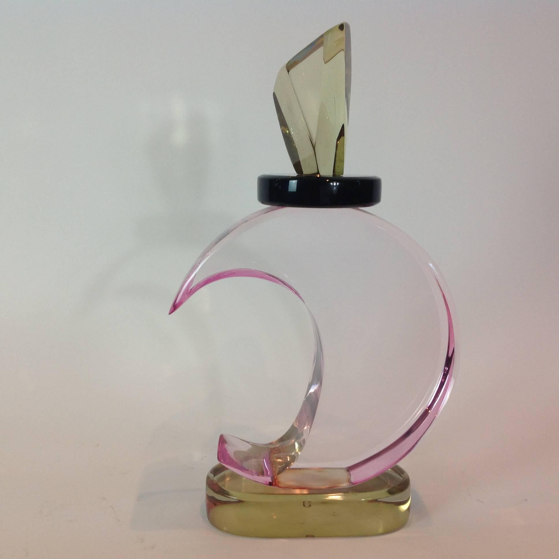 Van Teal Lucite Sculpture Perfume Bottle 2