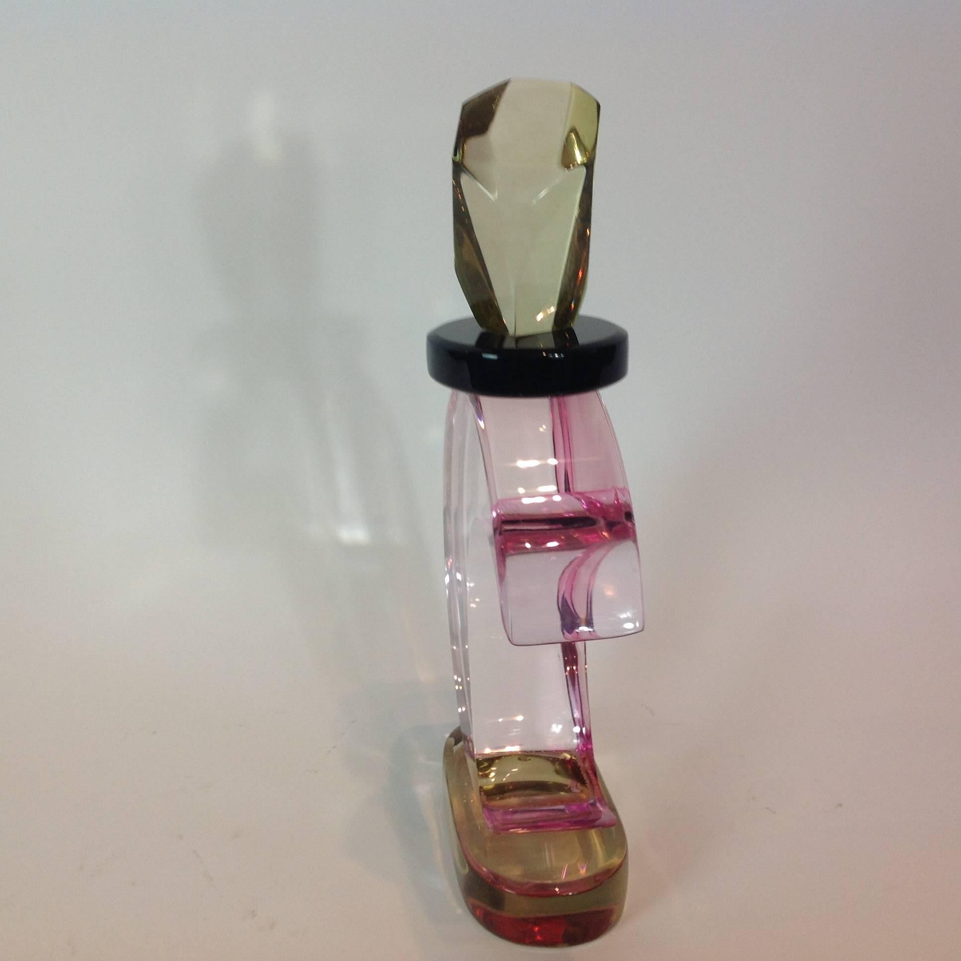 Van Teal Lucite Sculpture Perfume Bottle 4