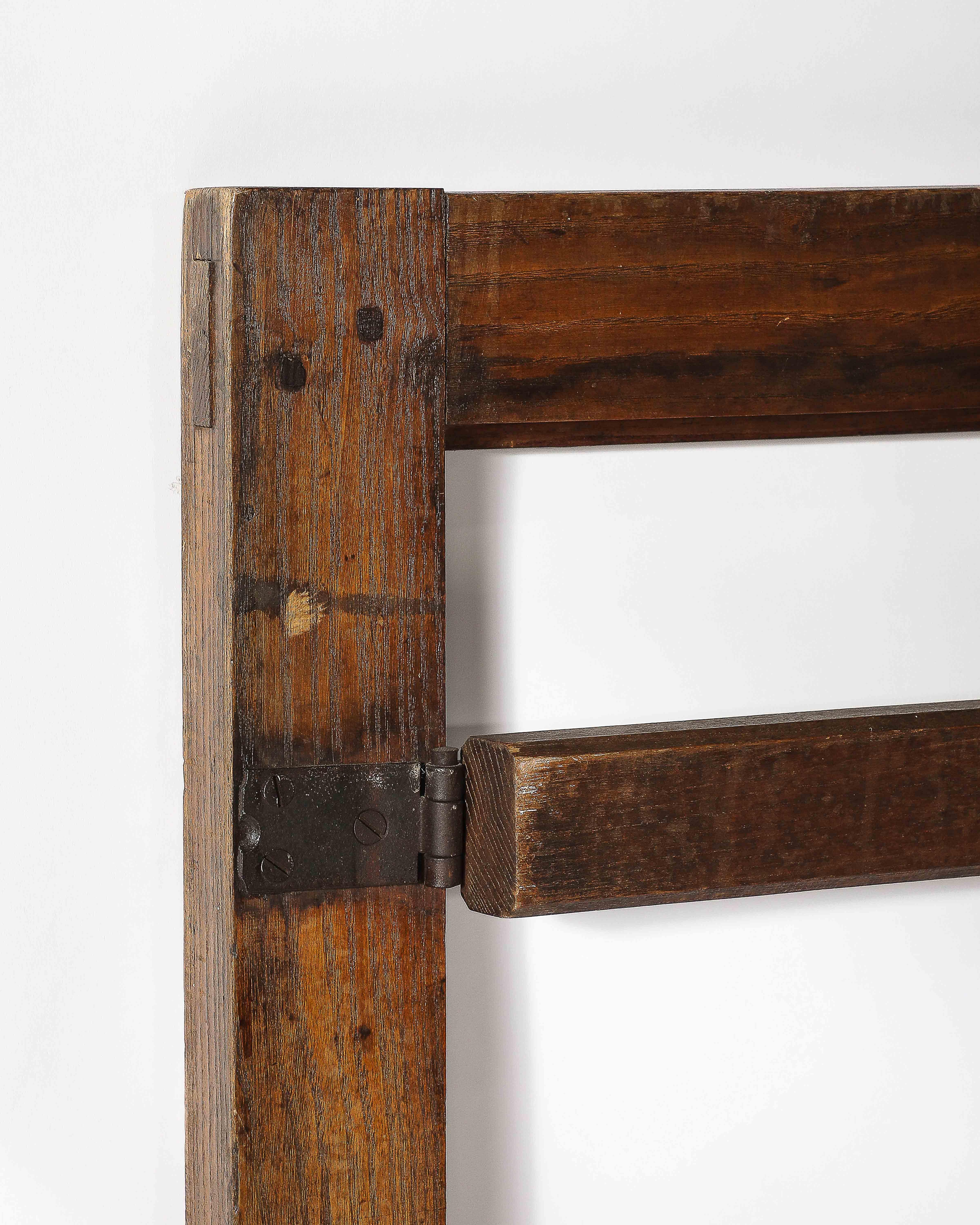 Rustic Oak Frame/Gate France, 19th C For Sale 5