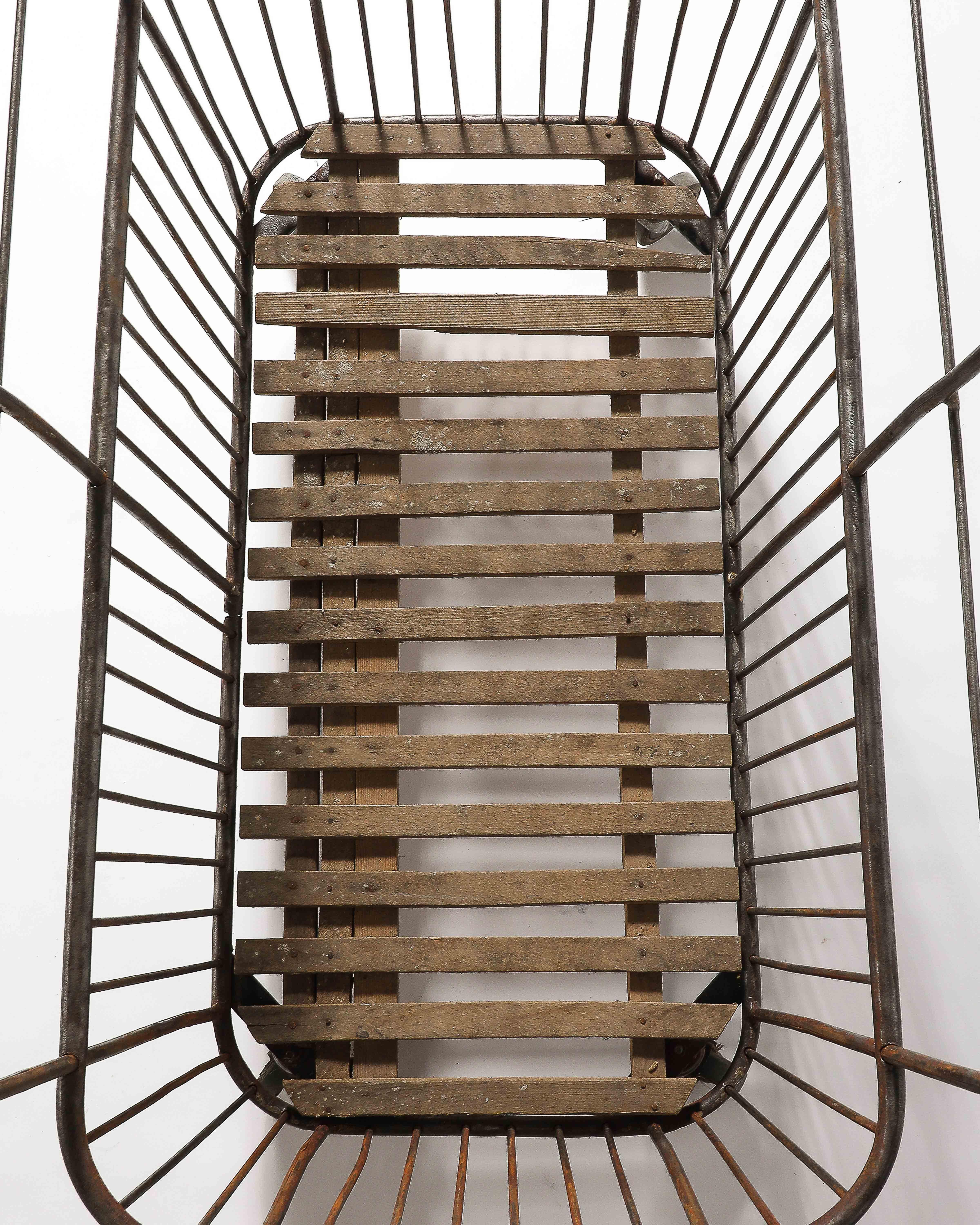 Carrello/Cestello Rolle Metallo, Wood in vendita 12